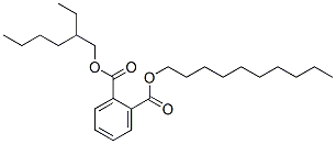1,2-ベンゼンジカルボン酸1-(2-エチルヘキシル)2-デシル 化学構造式