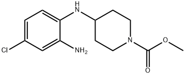 methyl 4-[(2-amino-4-chlorophenyl)amino]piperidine-1-carboxylate,85391-82-8,结构式