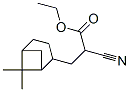 ethyl alpha-cyano-6,6-dimethylbicyclo[3.1.1]heptane-2-propionate Structure