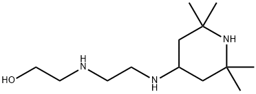 2-[[2-[N-(2,2,6,6-tetramethyl-4-piperidyl)]aminoethyl]amino]ethanol Structure