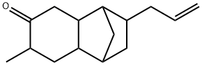 3-allyloctahydro-7-methyl-1,4-methanonaphthalen-6(2H)-one Structure