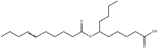 1-butyl-5-carboxypentyl 6-decenoate,85392-06-9,结构式