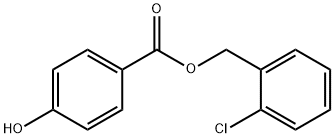 (2-chlorophenyl)methyl 4-hydroxybenzoate ,85392-27-4,结构式