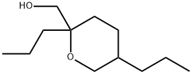 tetrahydro-2,5-dipropyl-2H-pyran-2-methanol Struktur