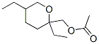 2,5-diethyltetrahydro-2H-pyran-2-methyl acetate ,85392-30-9,结构式