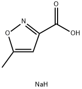 sodium 5-methylisoxazole-3-carboxylate Struktur