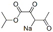 isopropyl 2,4-dioxovalerate, monosodium salt 结构式