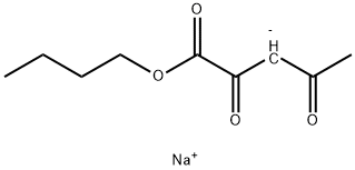 butyl 2,4-dioxovalerate, monosodium salt  Structure