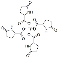 tetrakis(5-oxo-DL-prolinato-N1,O2)titanium Structure