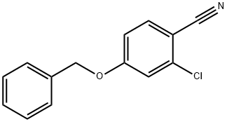 4-苯甲氧基-3-氯-苯甲腈,853953-30-7,结构式