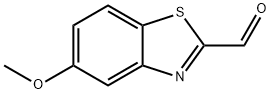 2-Benzothiazolecarboxaldehyde,5-methoxy-(5CI) Structure