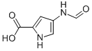 1H-Pyrrole-2-carboxylicacid,4-(formylamino)-(9CI) Struktur