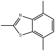 2,4,7-TRIMETHYLBENZOTHIAZOLE,854060-02-9,结构式