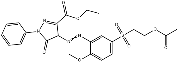 85409-55-8 ethyl 4-[[5-[[2-(acetoxy)ethyl]sulphonyl]-2-methoxyphenyl]azo]-4,5-dihydro-5-oxo-1-phenyl-1H-pyrazole-3-carboxylate