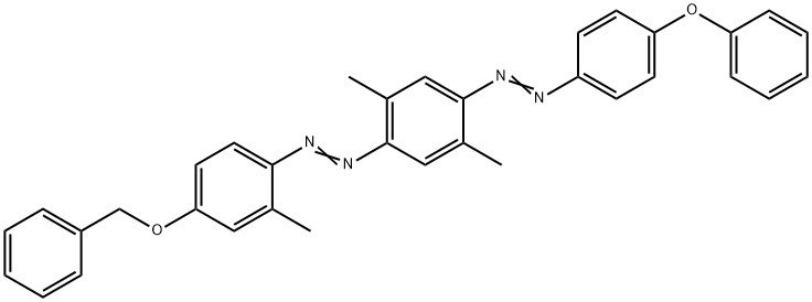 [3-[[4-(benzyloxy)-o-tolyl]azo]-p-xylene]azo(4-phenoxybenzene),85409-72-9,结构式