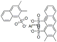 aluminium tris(dimethylnaphthalenesulphonate) Structure