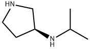 Isopropyl-(R)-pyrrolidin-3-yl-amine 化学構造式