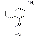 (4-Isopropoxy-3-methoxyphenyl)methanaminehydrochloride Structure