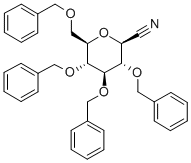 2,3,4,6-TETRA-O-BENZYL-BETA-D-GLUCOPYRANOSYL CYANIDE,85422-85-1,结构式