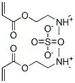 プロペン酸2-(ジメチルアミノ)エチル・0.5硫酸塩 化学構造式