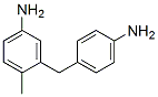 3-[(4-aminophenyl)methyl]-p-toluidine Structure