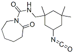 hexahydro-N-[(5-isocyanato-1,3,3-trimethylcyclohexyl)methyl]-2-oxo-1H-azepine-1-carboxamide Structure