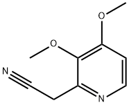 (3,4-DIMETHOXY-PYRIDIN-2-YL)-ACETONITRILE Structure