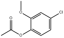 1-ACETOXY-4-CHLORO-2-METHOXYBENZENE Structure