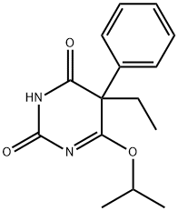 5-ethyl-5-phenyl-6-propan-2-yloxy-pyrimidine-2,4-dione,85432-39-9,结构式