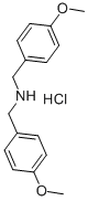 ビス(4-メトキシベンジル)アミン塩酸塩 化学構造式