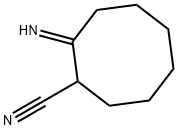 Cyclooctanecarbonitrile,  2-imino- Structure