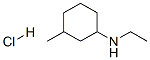 N-ETHYL-3-METHYLCYCLOHEXANAMINE HYDROCHLORIDE Struktur