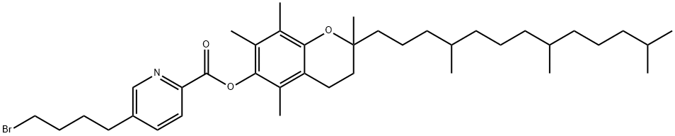 85446-74-8 [2,5,7,8-tetramethyl-2-(4,8,12-trimethyltridecyl)chroman-6-yl] 5-(4-br omobutyl)pyridine-2-carboxylate