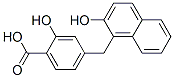 4-[(2-hydroxy-1-naphthyl)methyl]salicylic acid,85455-30-7,结构式