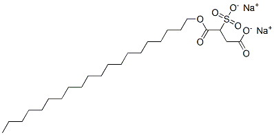 1-イコシル＝スルホナトスクシナートの二ナトリウム塩 化学構造式