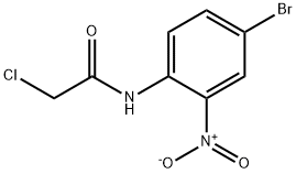 N-(4-溴-2-硝基苯基)-2-氯乙酰胺, 854583-85-0, 结构式
