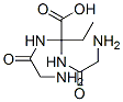 Butanoic  acid,  2,2-bis[(aminoacetyl)amino]-  (9CI) 结构式