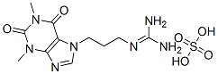 2-[3-(1,3-dimethyl-2,6-dioxo-purin-7-yl)propyl]guanidine, sulfuric aci d|