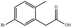 2-(5-BroMo-2-Methylphenyl)acetic acid Structure