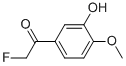 Ethanone, 2-fluoro-1-(3-hydroxy-4-methoxyphenyl)- (9CI) 化学構造式