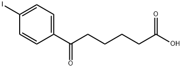 6-(4-IODOPHENYL)-6-OXOHEXANOIC ACID 化学構造式