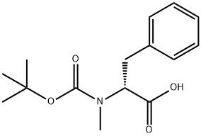 N-叔丁氧羰基-N-甲基-D-苯丙氨酸,85466-66-6,结构式