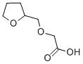 (テトラヒドロフラン-2-イルメトキシ)酢酸 化学構造式