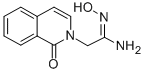 2(1H)-Isoquinolineethanimidamide, N-hydroxy-1-oxo- 化学構造式