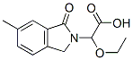 2H-Isoindole-2-acetic  acid,  -alpha--ethoxy-1,3-dihydro-6-methyl-1-oxo-,854762-40-6,结构式