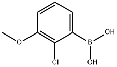 2-Chloro-3-methoxyphenylboronic acid Structure