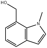 (1-METHYL-1H-INDOL-7-YL)METHANOL Struktur