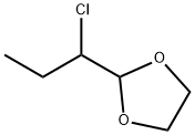 1,3-Dioxolane,  2-(1-chloropropyl)- Structure