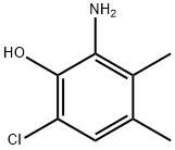 Phenol,  2-amino-6-chloro-3,4-dimethyl- Structure
