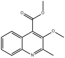 Methyl 3-Methoxy-2-Methylquinoline-4-carboxylate Struktur